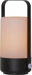 Lykta Flame Svart Batteri Star Trading 19cm