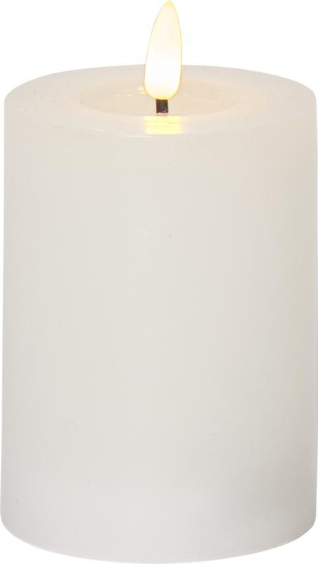Star Trading Flamme Flow LED-Blockljus Vit 12,5cm at lavanille