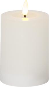 Star Trading Flamme Flow LED-Blockljus Vit 12,5cm