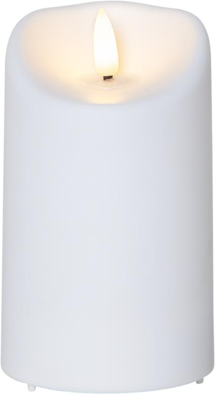 Star Trading Flamme Blockljus LED Utomhus Vit 13cm at lavanille