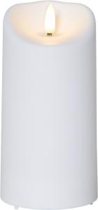 Star Trading Flamme Blockljus LED Utomhus Vit 15cm