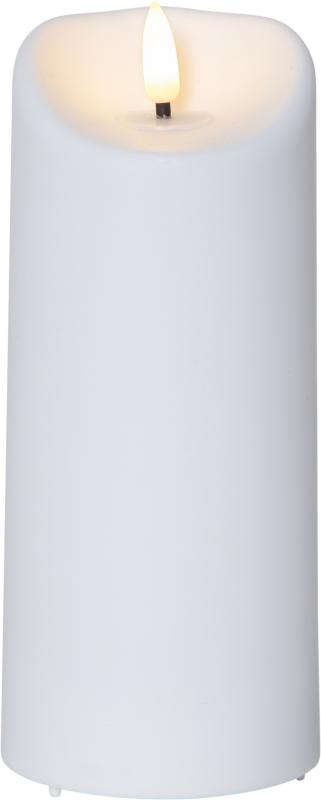 Blockljus LED Utomhus Star Trading Flamme Vit 18cm at lavanille