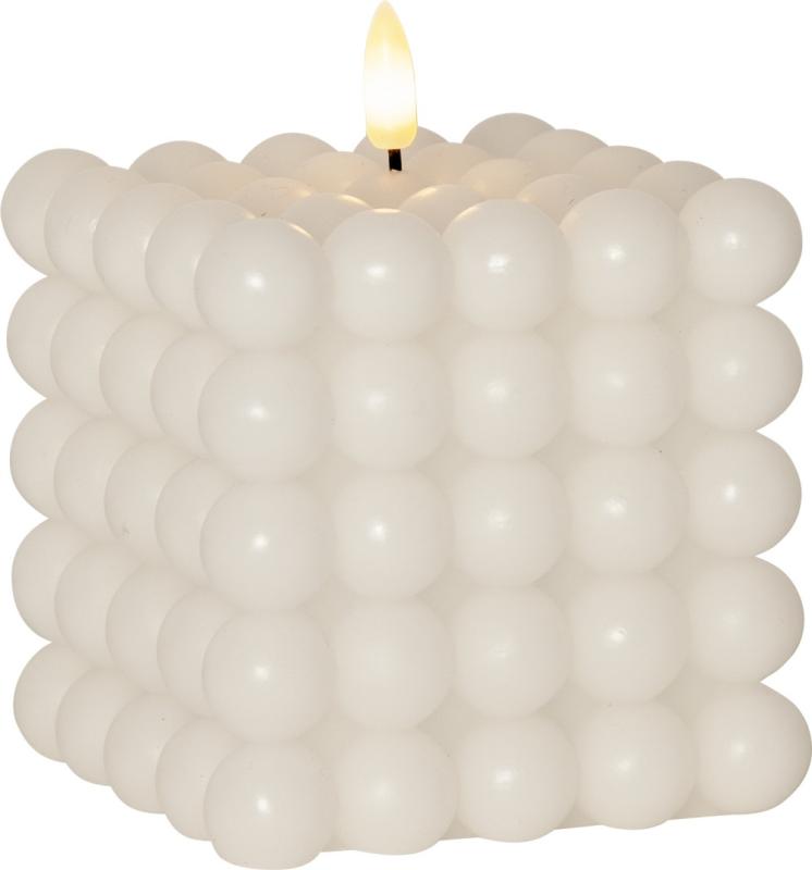 Star Trading Flamme Dot Blockljus LED Vit 12,5cm at lavanille