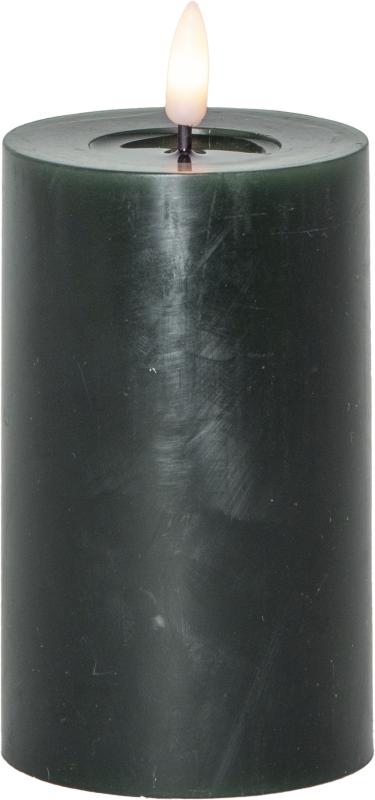 Star Trading Flamme Flow LED-Blockljus Grön 15cm at lavanille