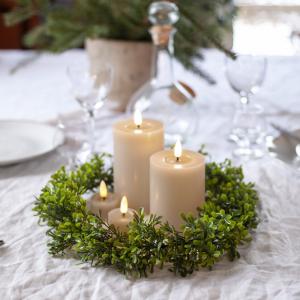 Star Trading Flamme Flow Värmeljus LED 2-Pack Beige 5cm