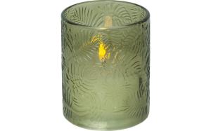 Star Trading Flamme Leaf LED-Blockljus Grön 12,5cm