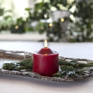 Star Trading Flamme LED-Blockljus Röd 9,5cm