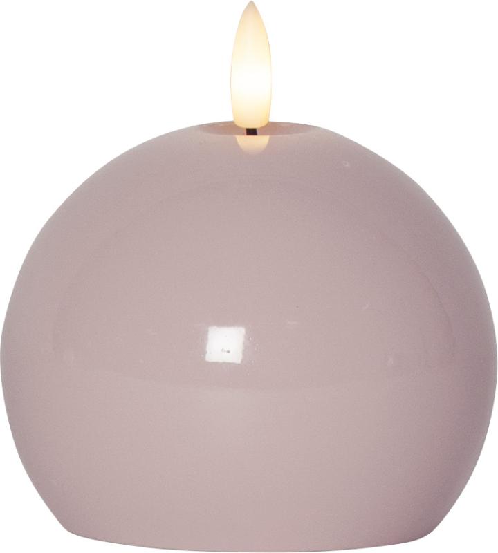 Star Trading Flamme Shine LED Blockljus Rosa at lavanille