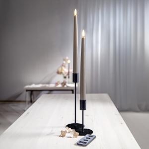 Star Trading Flamme Slim Antikljus LED Mullvad 2-Pack 28,5cm