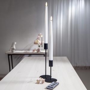 Star Trading Flamme Slim Antikljus LED Vit 2-Pack 28,5cm