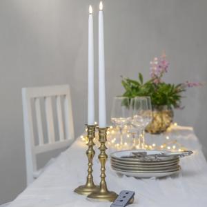 Star Trading Flamme Slim Antikljus Vit 2-Pack