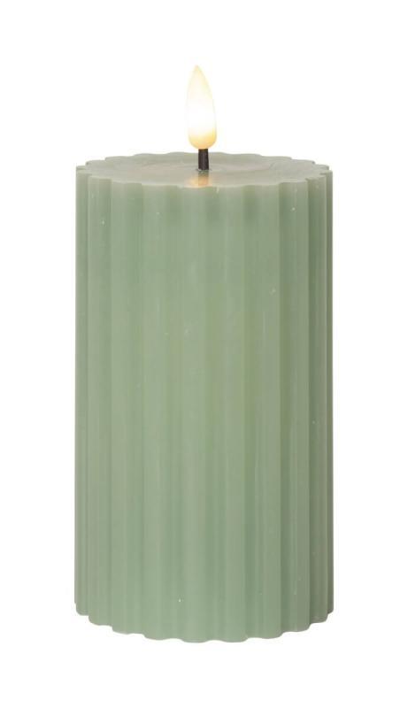 Star Trading Flamme Stripe LED Ljus Grön 15cm at lavanille