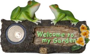 Star Trading Frogy Solcellsdekoration Grön 14cm