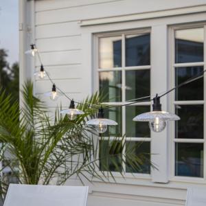 Star Trading Ljusslinga Utomhus Transparent Glassy 3,5m