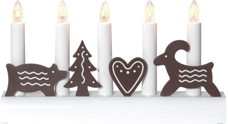 Star Trading Julia Adventsljusstake Brun 15cm at lavanille