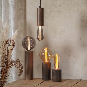 Lampfot Trä Brun Star Trading Tub 10cm