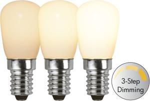 Star Trading LED-Lampa E14 3-Stegs Dimbar Opal 2W(16W)