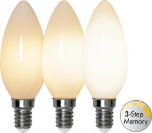 Star Trading LED-Lampa E14 Opal 3-Step Dim Memory 4W(34W)