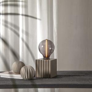 Star Trading LED-Lampa Glob E27 3-Stegs-Dimbar 2W(10W) Decoled Svart 14,6cm