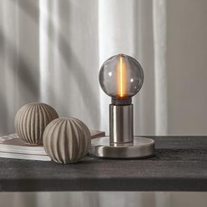 Star Trading LED-Lampa Glob E27 3-Stegs-Dimbar 2W(10W) Decoled Svart