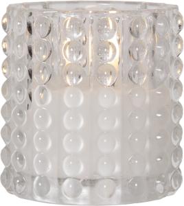 Star Trading LED-Ljus Flamme Dotty Transparent 10cm