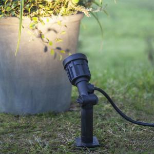 Star Trading LED-Spotlight Markspjut 19cm Svart IP65