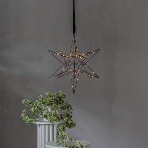 Star Trading Lizzy Stjärna Svart 47cm