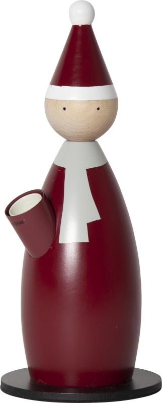 Star Trading Ljusstake Classic Tomte Röd 28cm at lavanille