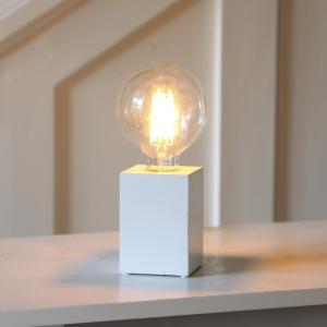 Lampfot Trä Vit Star Trading Lys 10cm