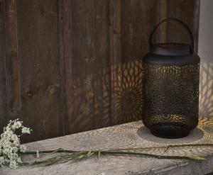 Star Trading Mandala Solcellslykta Svart