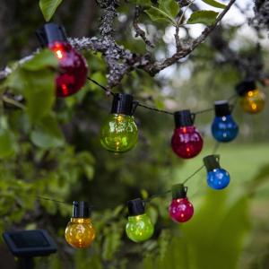 Star Trading Ljusslinga Solcell Multi Partaj 1,8m