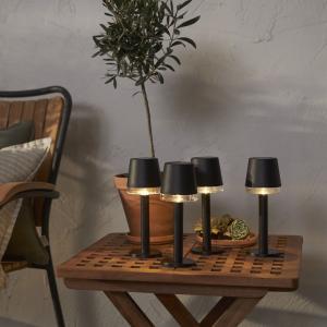 Star Trading Parvus Solcellslampa Svart