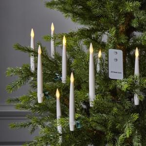 Star Trading Paulina Antikljus LED Vit 10LED