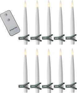 Star Trading Paulina Antikljus LED Vit 10LED