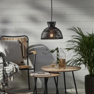 Star Trading Runde Lampskärm Svart 20cm