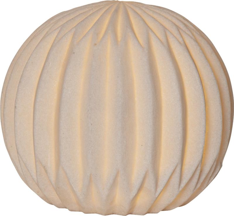 Star Trading Sandy Batteridekoration Vit 22cm at lavanille