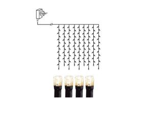 Star Trading Ljusgardin Utomhus Svart Serie Micro LED 1m