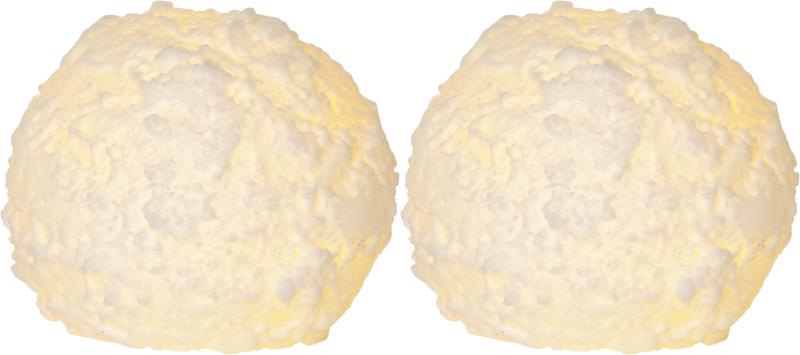Star Trading Snowball LED-Ljus 2-Pack Vit 7cm at lavanille