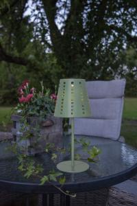 Bordslampa Solcell Grön Star Trading Sola 35cm