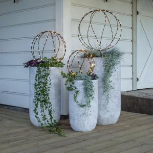 Star Trading Sphere Utomhusdekoration Svart 44cm