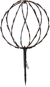 Star Trading Sphere Utomhusdekoration Svart 44cm