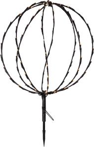 Star Trading Sphere Utomhusdekoration Svart 54cm