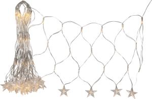 Star Trading Ljusnät Utomhus Transparent Starnet 4,8m