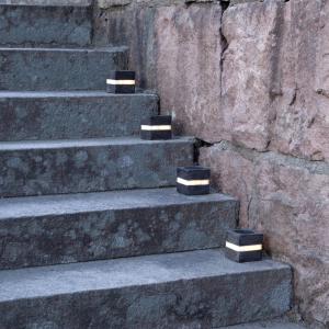 Star Trading Stonecube Solcellsdekoration Grå