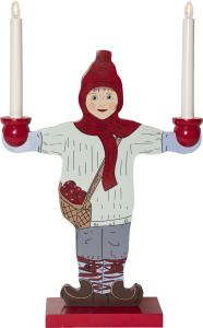 Ljusstake Sundborn Pojke 48cm Star Trading