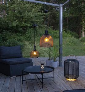 Star Trading Sunlight Solcellsdekoration Svart