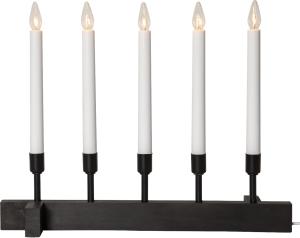 Star Trading Vind Adventsljusstake Svart