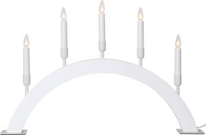 Star Trading Vind Adventsljusstake Vit 38cm