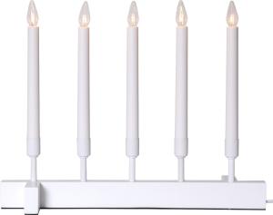 Star Trading Vind Adventsljusstake Vit