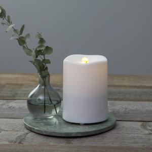 Star Trading Water Candle Blockljus LED Vit 14cm